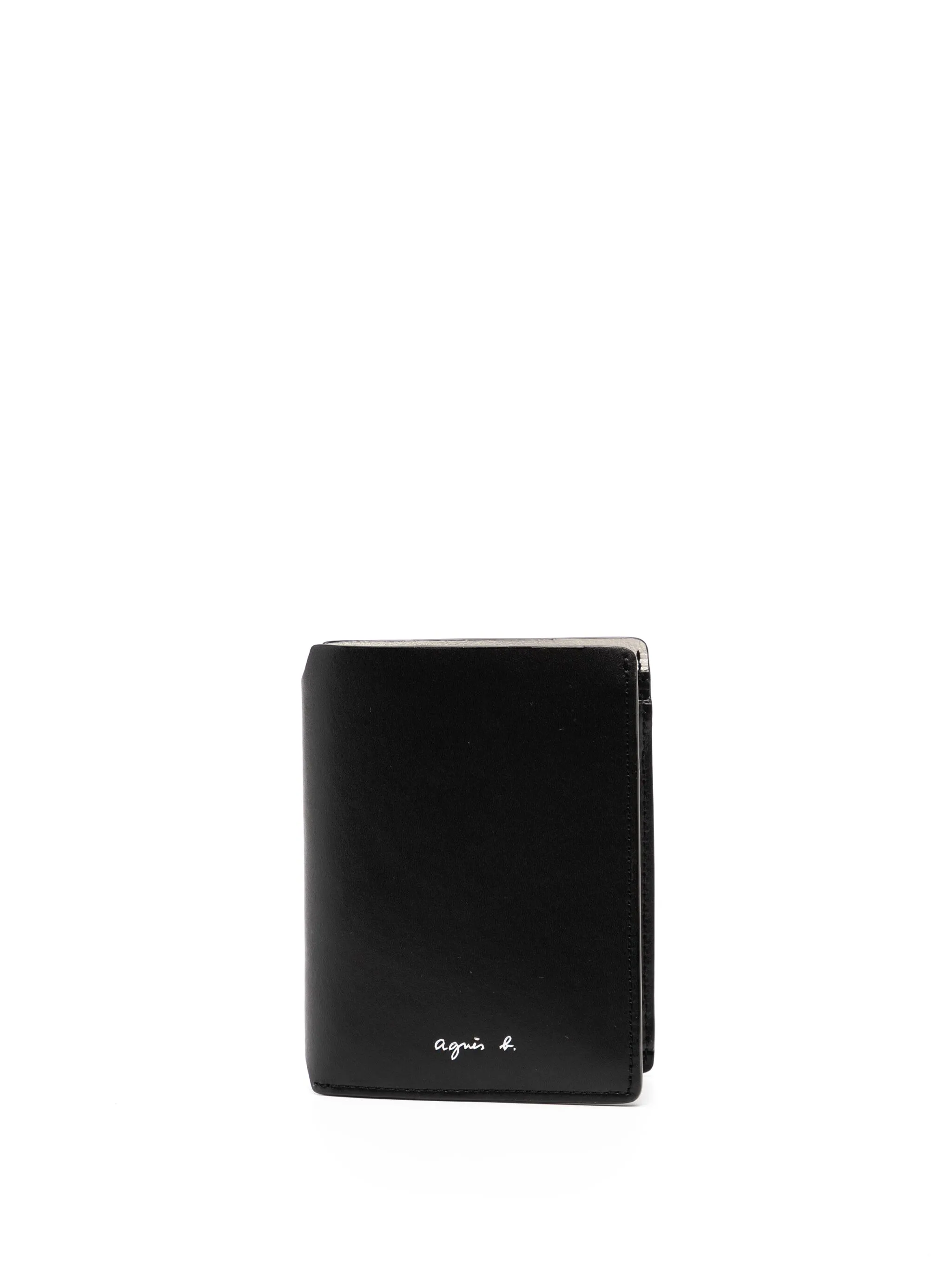 

Картхолдер с логотипом Agnès B., черный