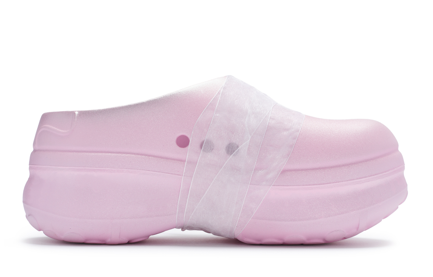 AdiFOM Stan Smith Мюлы Устойчивые к истиранию Противоскользящие Домашние тапочки с закрытым носком Женские Розовые Белые Adidas Originals — фото 4