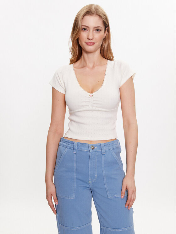 

Футболка узкого кроя Bdg Urban Outfitters, белый