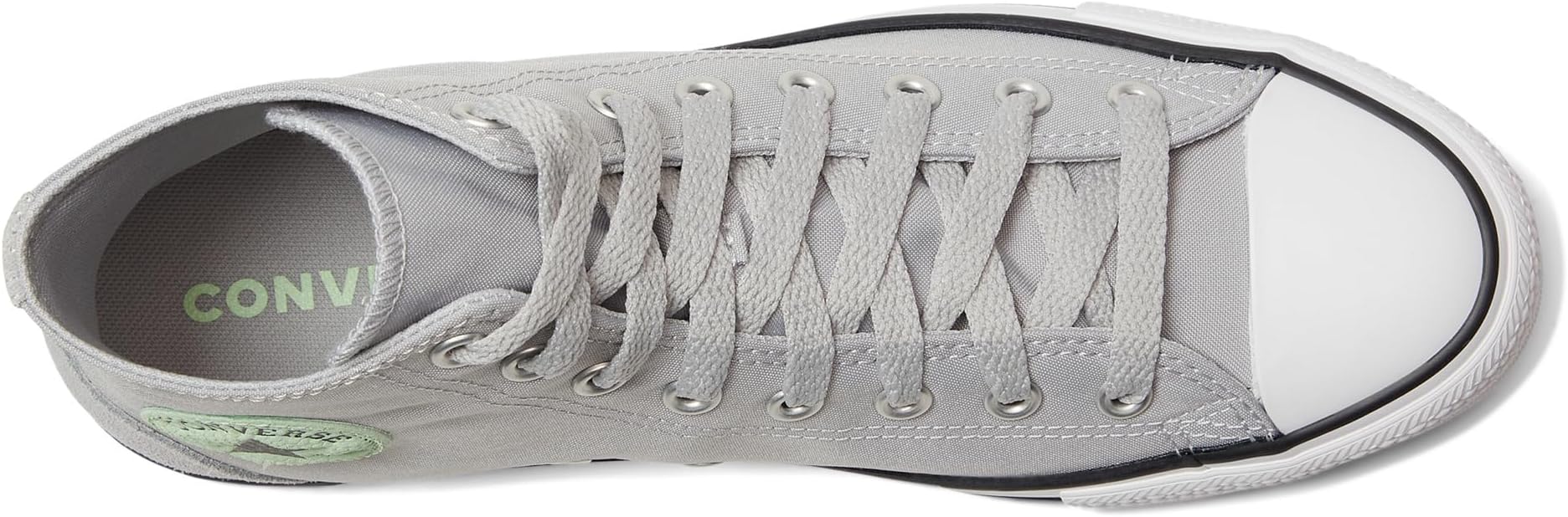Кроссовки Unisex Converse Chuck Taylor All Star High-Top Sneaker, Grey Area/Sour Glow/White — фото 2