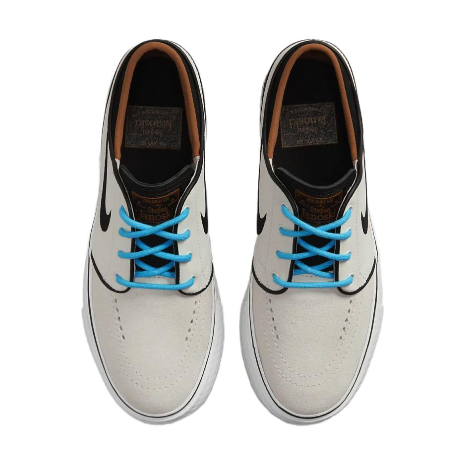 Детские скейтерские кроссовки Nike SB Slip Resistant Abrasion Resistant низкие Phantom Gray White/Black/Monarch/Black — фото 4