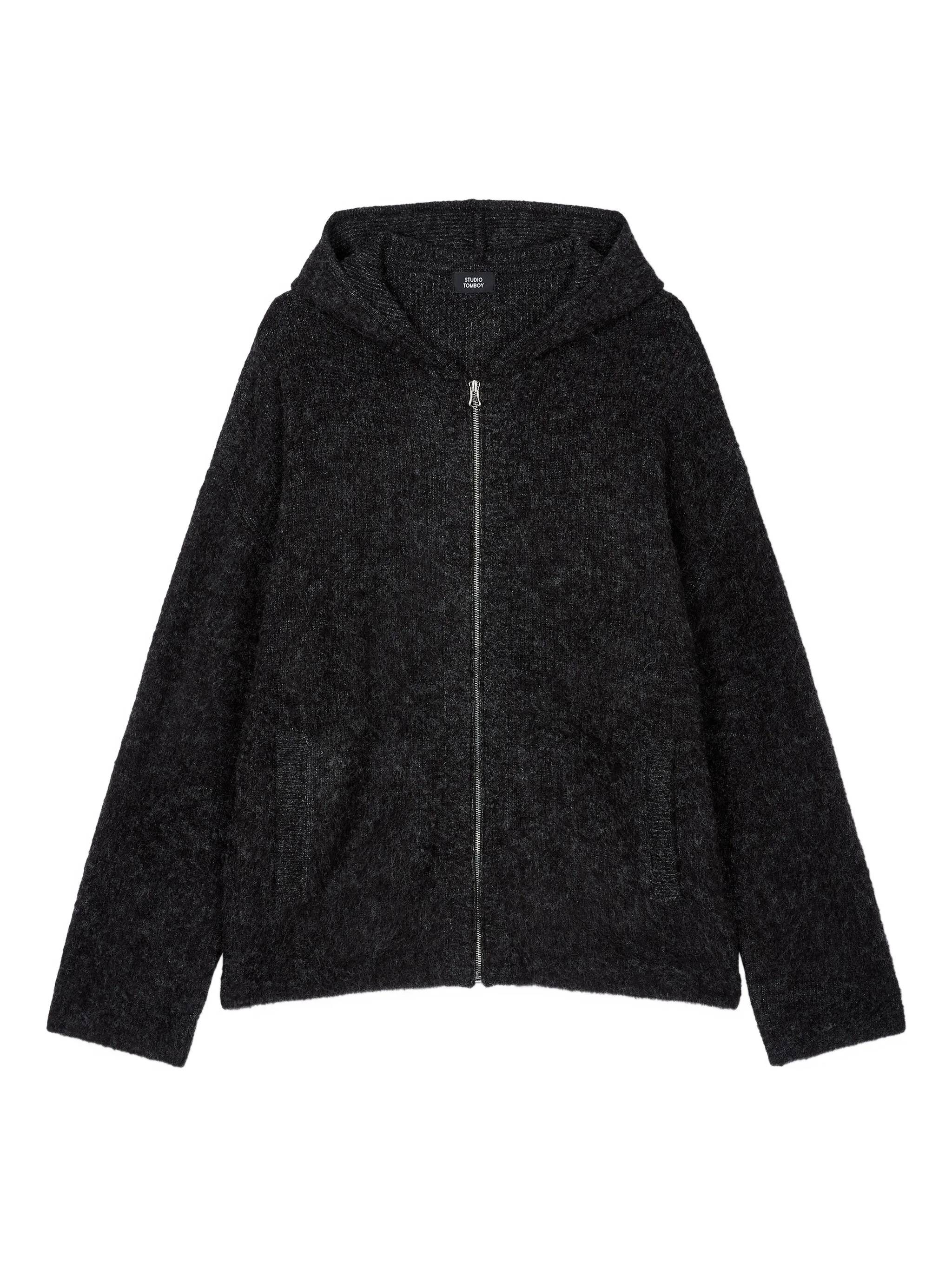 

Худи на молнии Studio Tomboy, черный