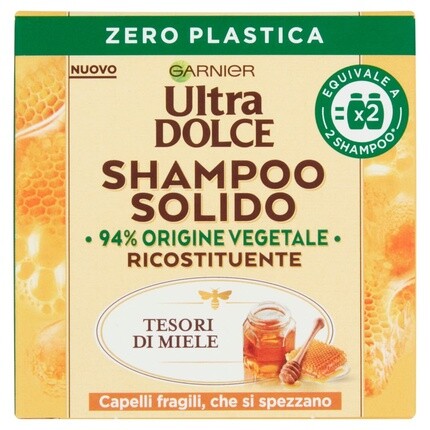 

Ultra Dolce Твердый шампунь Сокровища меда для ломких волос 60г, Garnier