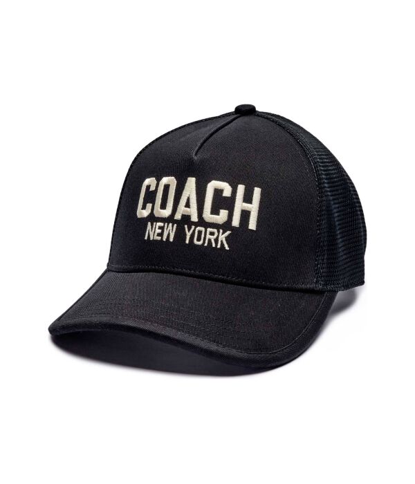 

Кепка Coach New York Trucker, черный