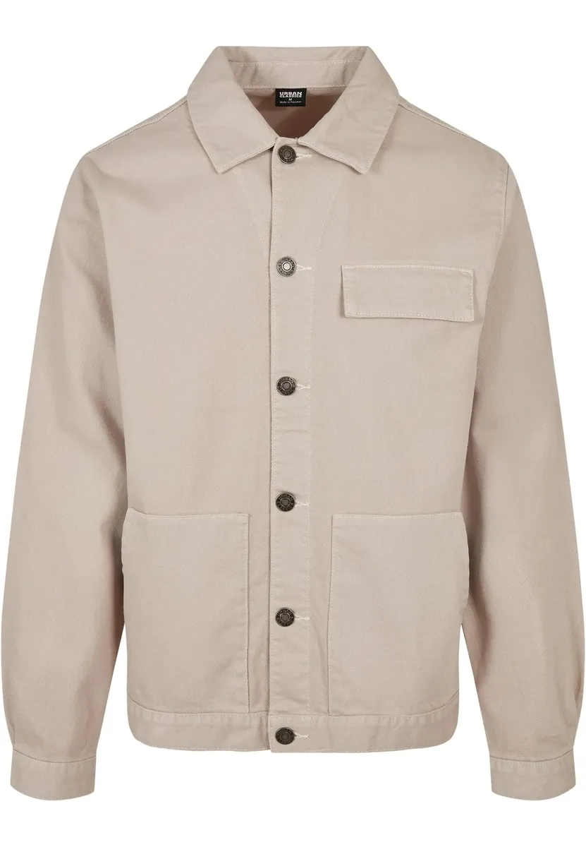 

Куртка всепогодная URBAN CLASSICS " Urban Classics Men's Painter's Jacket" (1 шт.), без капюшона, цвет Softseagrass