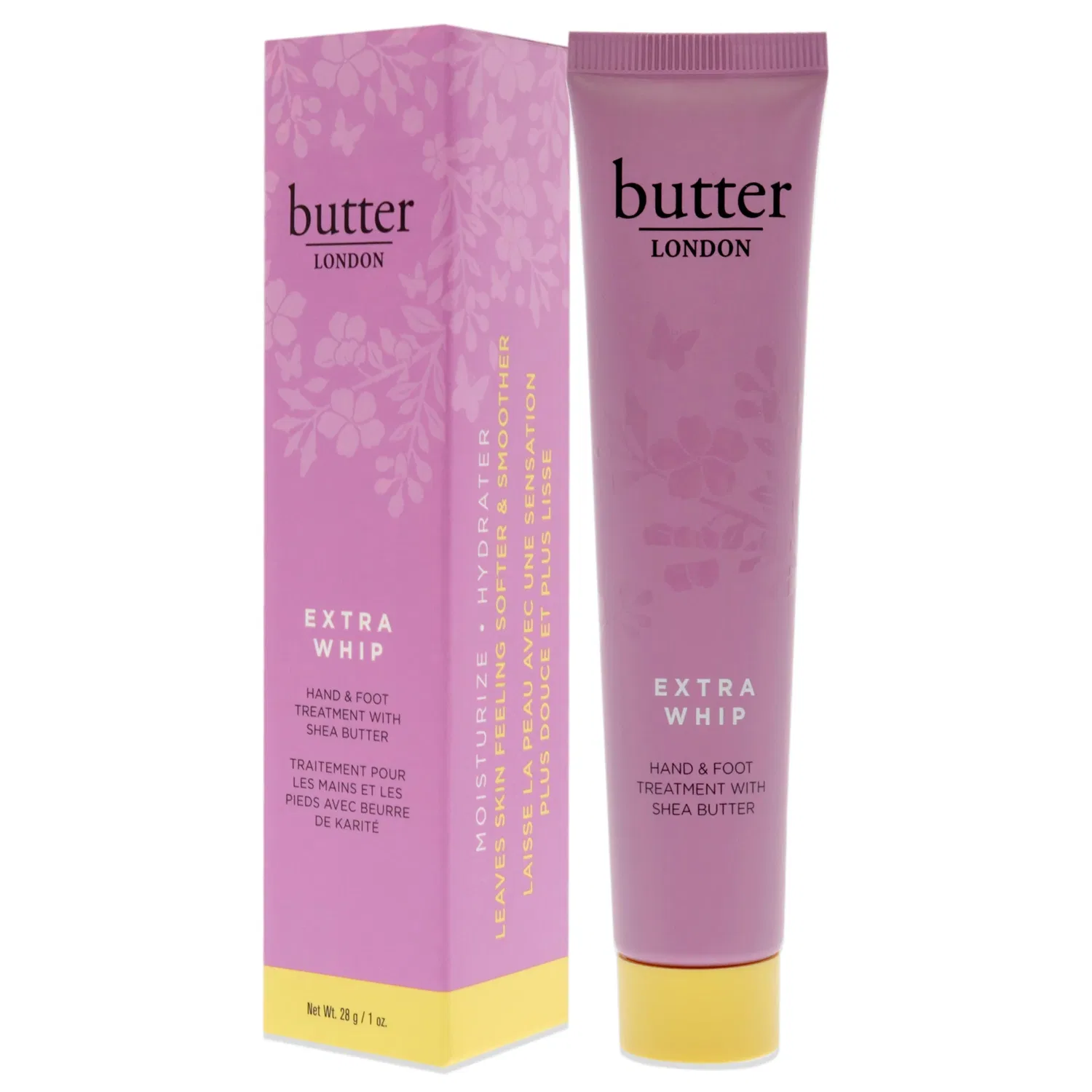 Крем для рук и ног Extra Whip с маслом ши от Butter London, подходит как для мужчин, так и для женщин - 28 г, белый — фото 4