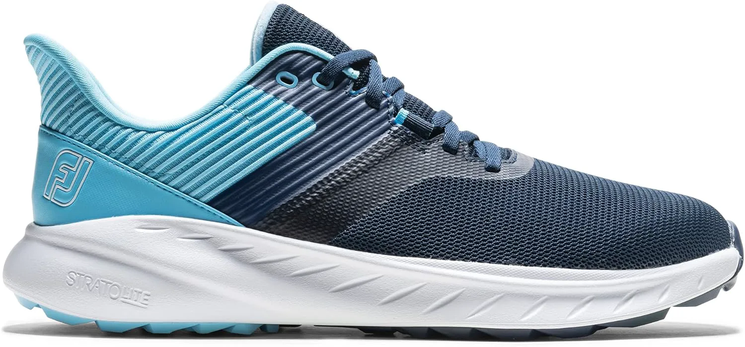 Мужские гольф-туфли FootJoy FJ Flex, сине-белый — фото 2