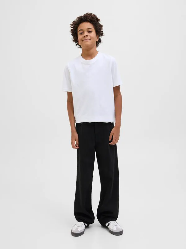 Джинсы прямого кроя jjialex jjoriginal Jack & Jones Junior, Black Denim — фото 2