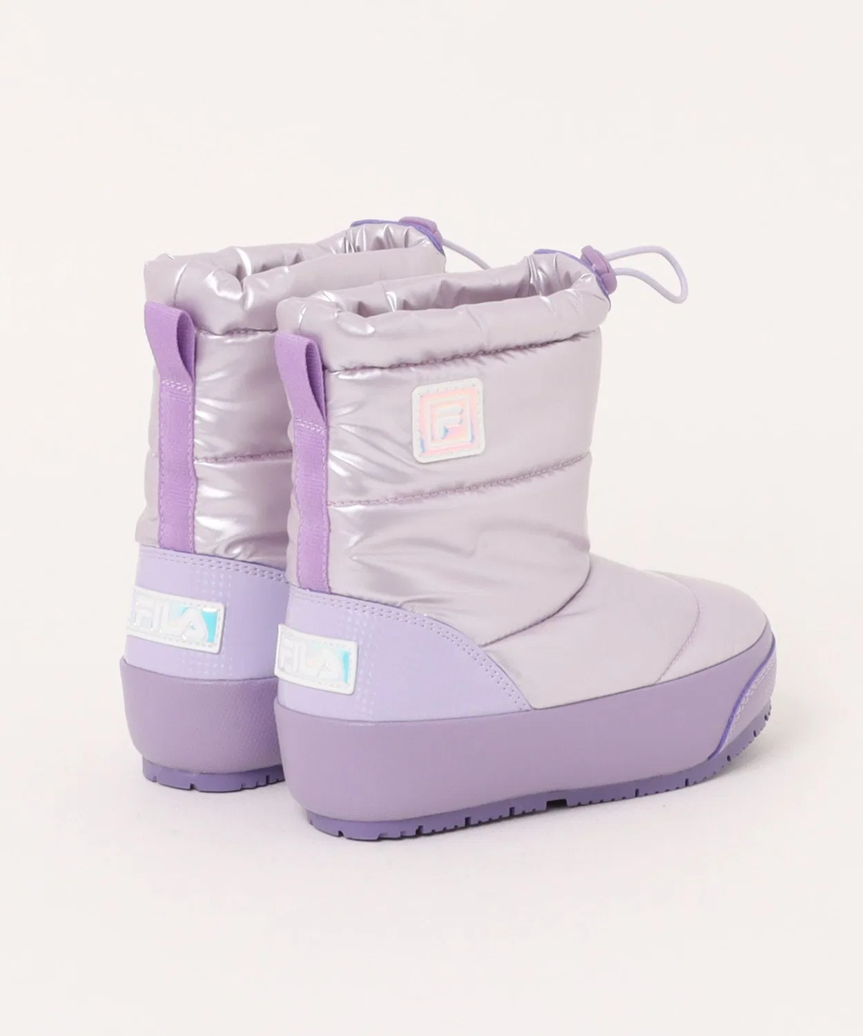 Детские ботинки FILA Mirrorball Boots Kids, фиолетовые — фото 2
