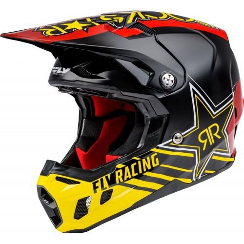 

Мотоциклетный шлем Fly Racing Formula Cc Rockstar, черный