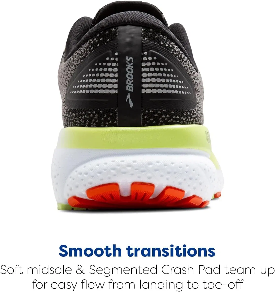 Мужские кроссовки Brooks Ghost 16 GTX, черный/красный/зеленый — фото 3