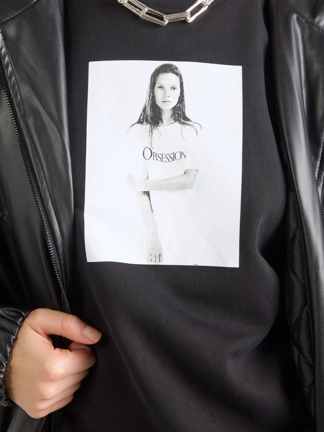 Толстовка Calvin Klein KATE OBSESSION черного цвета — фото 2