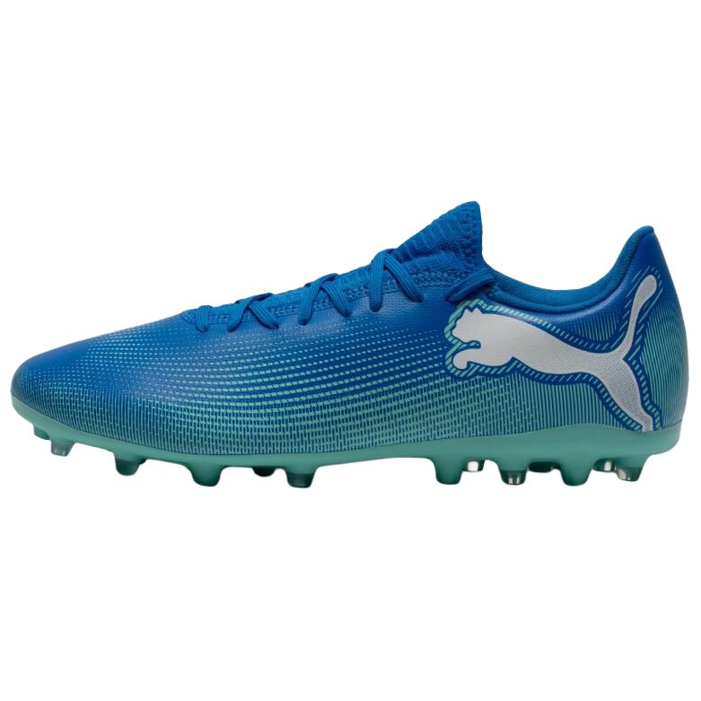 

PUMA Футбольные бутсы FUTURE 7 PLAY MG Multi Ground для искусственного грунта, дышащие, мужские, сине-белые