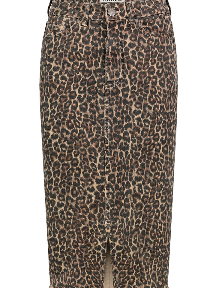 

Юбка до колена Sublevel, цвет beige/schwarz