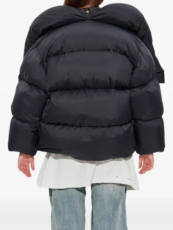Стеганая пуховая куртка Balenciaga, черный — фото 4