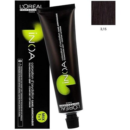 

Краска для волос L'Oreal Professionnel Inoa без аммиака № 3.15
