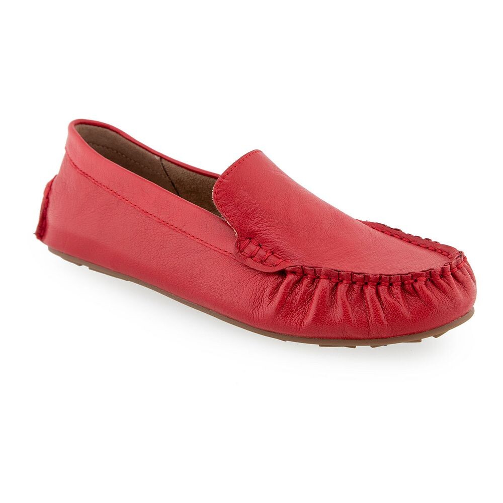 

Женские кожаные лоферы Aerosoles Coby, цвет Racing Red Leather