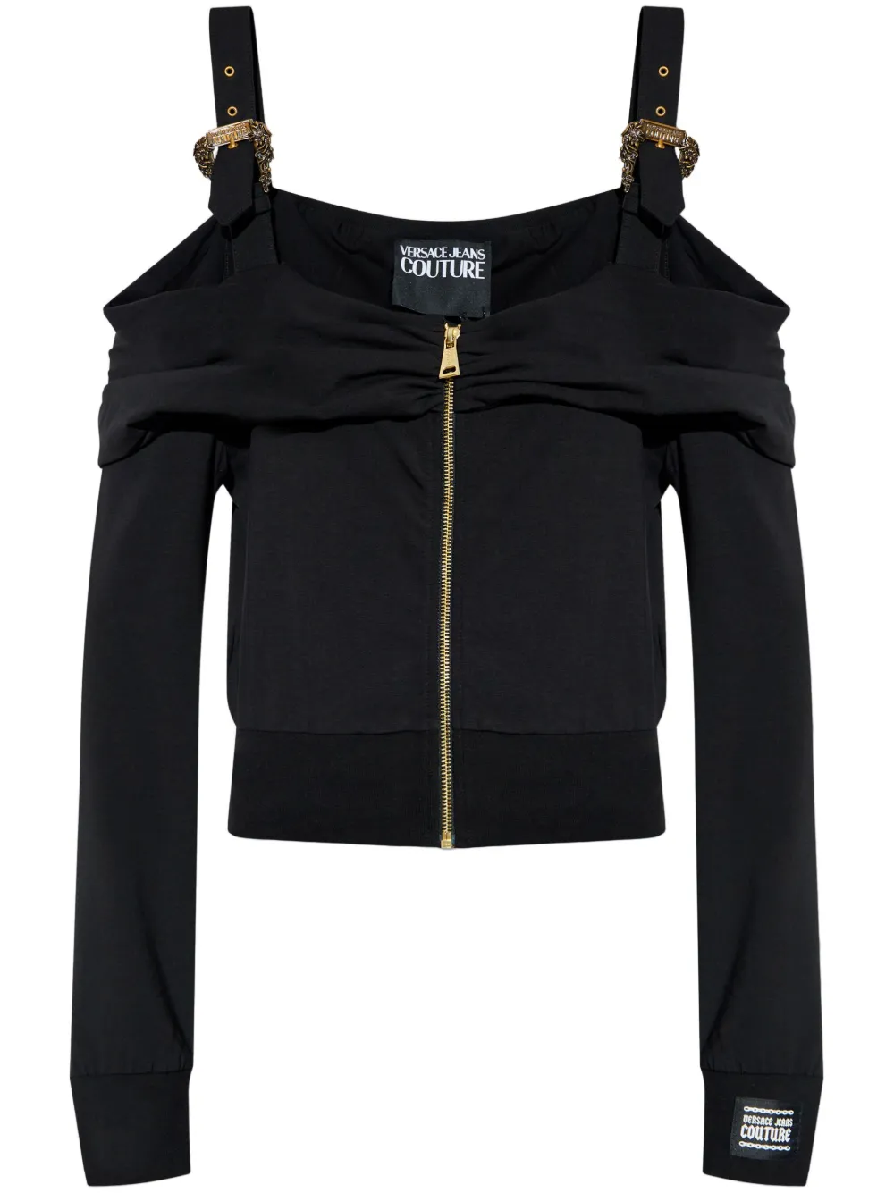 

Толстовка с пряжкой-логотипом Versace Jeans Couture, черный