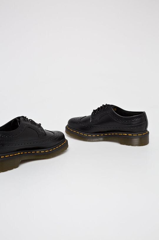 Ботинки мужские Dr. Martens из натуральной кожи, черный — фото 3