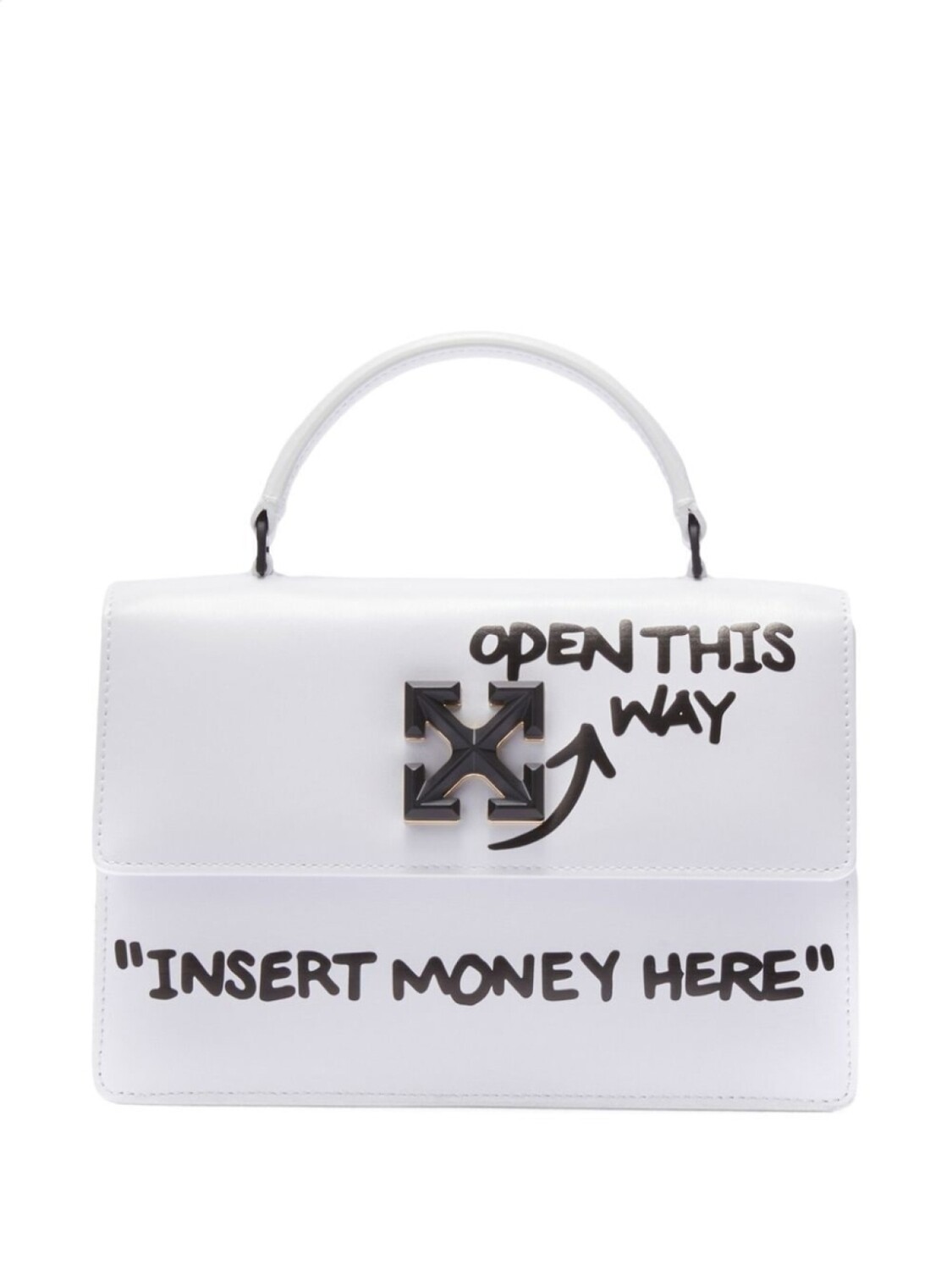 

Off-White сумка Jitney 1.4 с верхней ручкой, белый