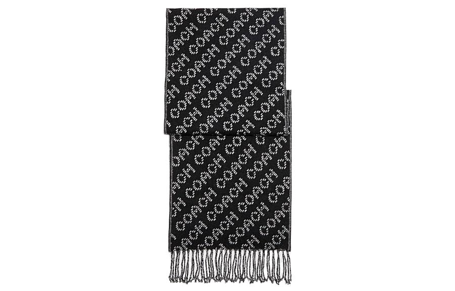 

COACH Вязаный шарф мужской, Black