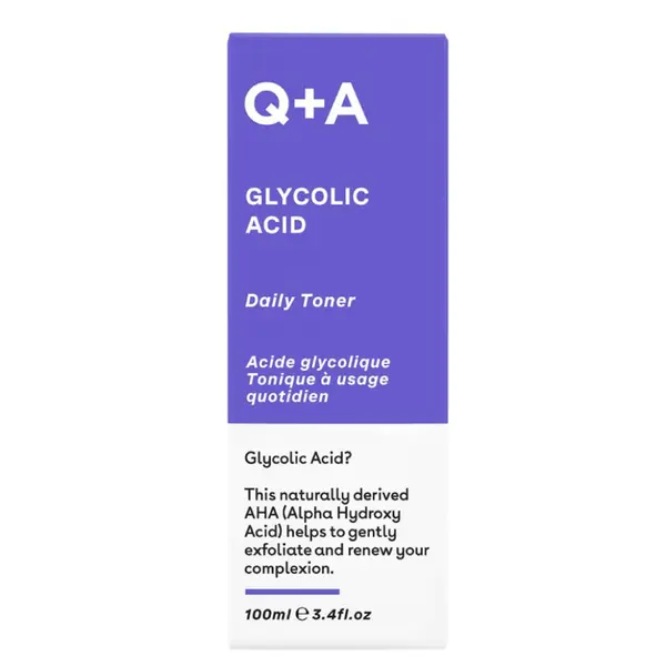 Тоник Q+A — Отшелушивающий с гликолевой кислотой, Glycolic acid, 100 мл — фото 2