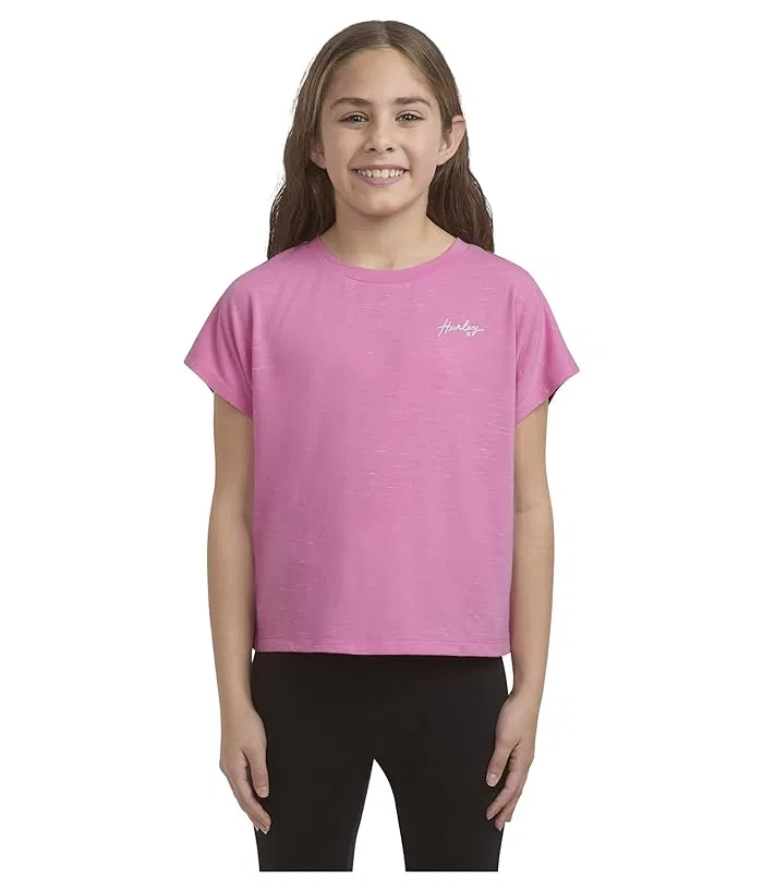 Топ Cloud Slub Dolman Hurley Kids, Peony Pink