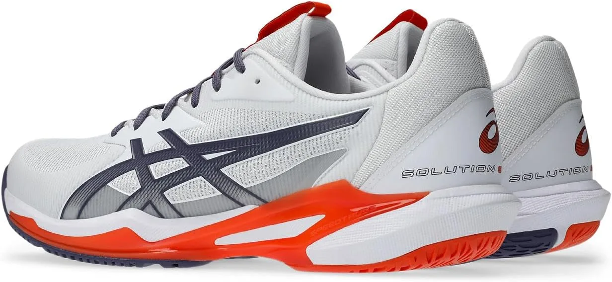 Мужские кроссовки ASICS Solution Speed FF 3, белый/фиолетовый/серый — фото 3