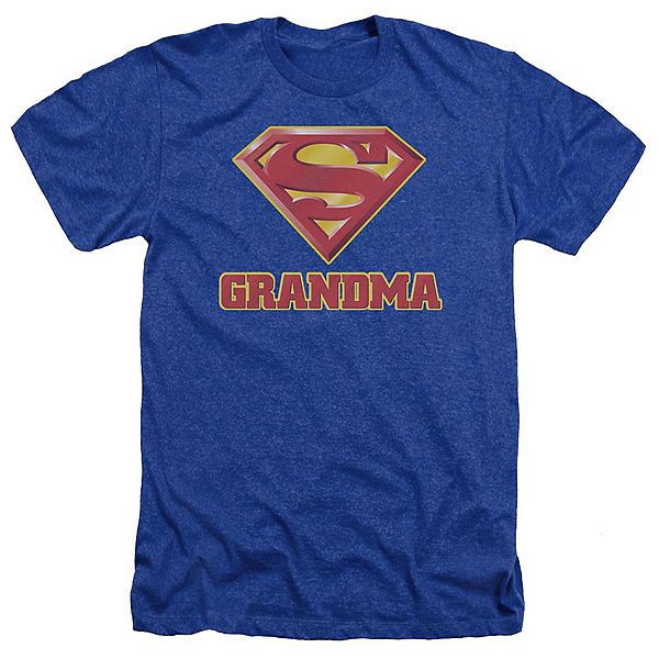 

Футболка Superman super grandma adult heather Licensed Character