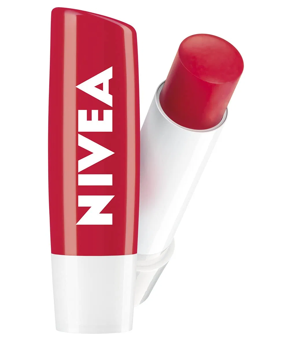 Бальзам для губ Nivea Shine Caring Strawberry, 4.8 г (упаковка из 12 шт.) Nivea — фото 3