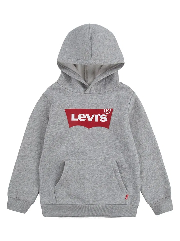 Капузенпуловер меланжевый Levi's Kids, серый