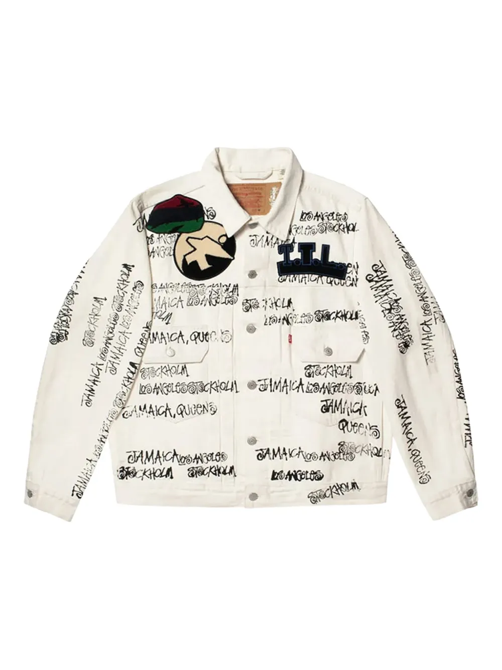 

Джинсовая куртка X Stussy x Our Legacy TTL Denim Tears, белый