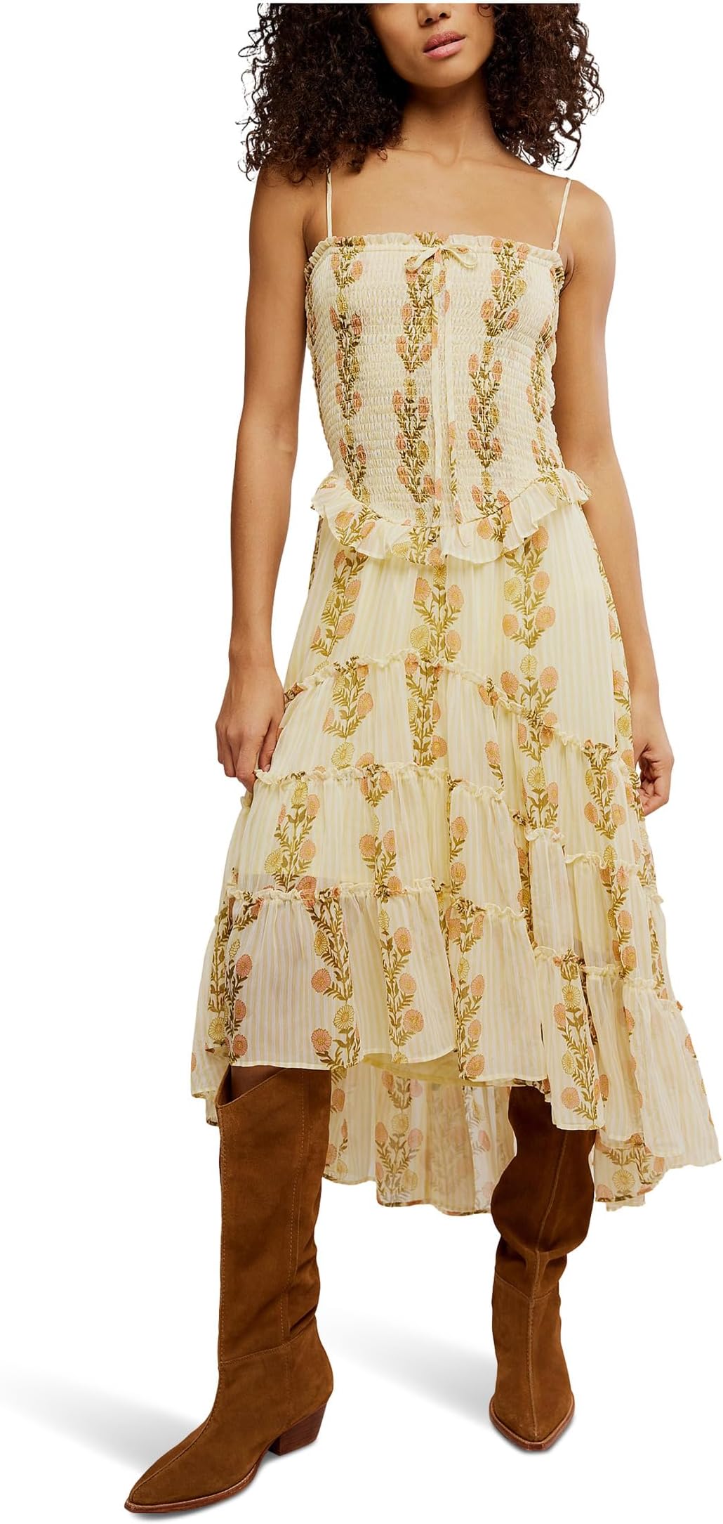 

Платье Free People Alejandra Midi Dress, Cloud Combo