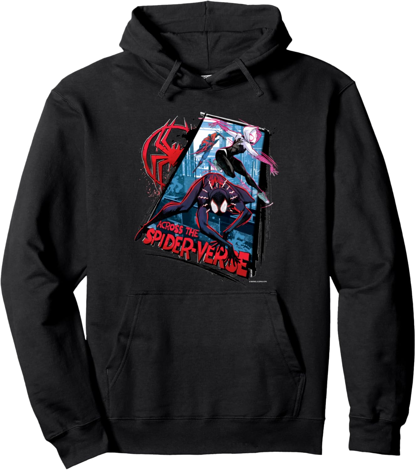

Худи Marvel Spider-Man: Across the Spider-Bath Miles Gwen Miguel, черное, Черный, Худи Marvel Spider-Man: Across the Spider-Bath Miles Gwen Miguel, черное