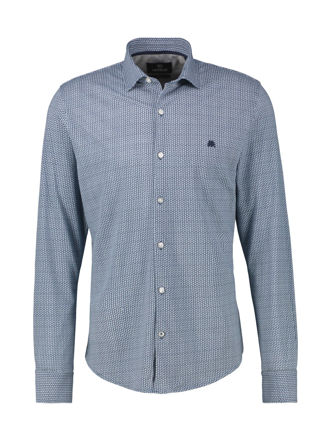 

LERROS Рубашка на пуговицах синего цвета Regular fit