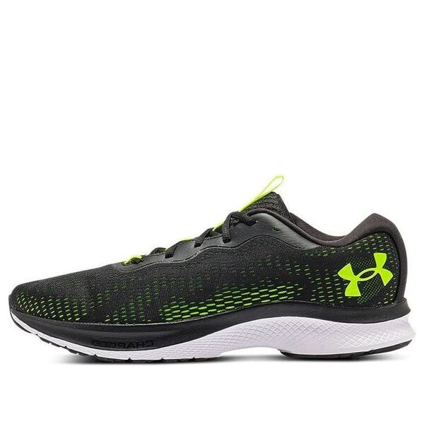 

Кроссовки charged bandit 7 'black green' Under Armour, черный