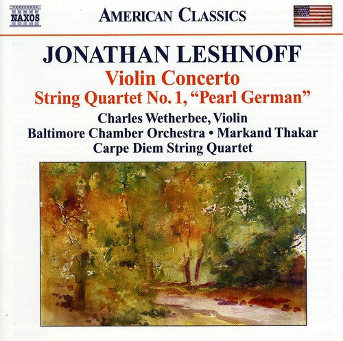 

CD диск Leshnoff / Wetherbee / Baltimore Chamber / Thakar: Violin Concerto / String Quartet No. 1