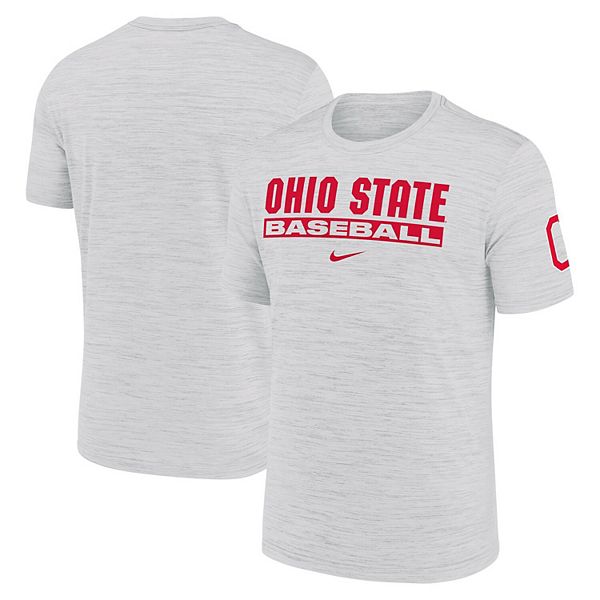 

Мужская футболка ohio state buckeyes velocity baseball wordmark stack dri-fit Nike