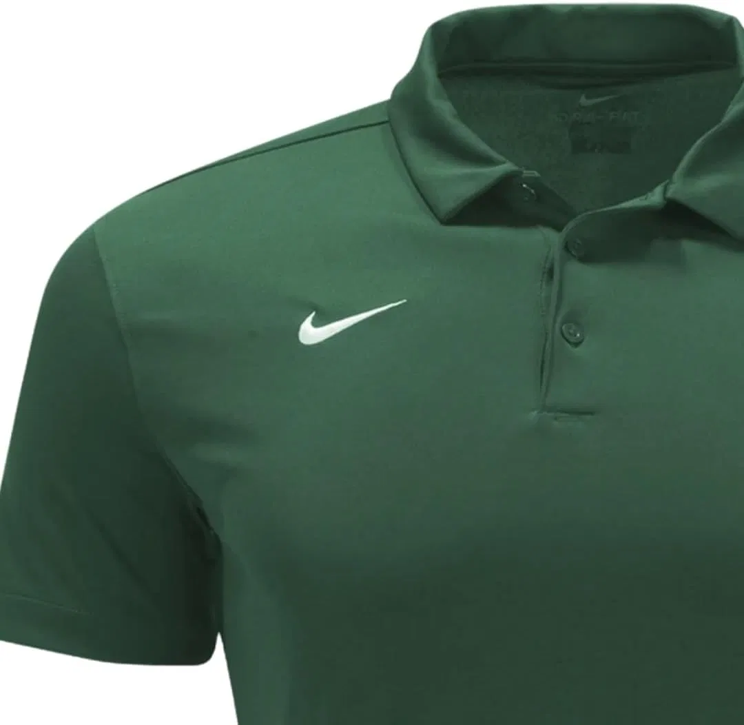 Поло Nike, зеленый — фото 4