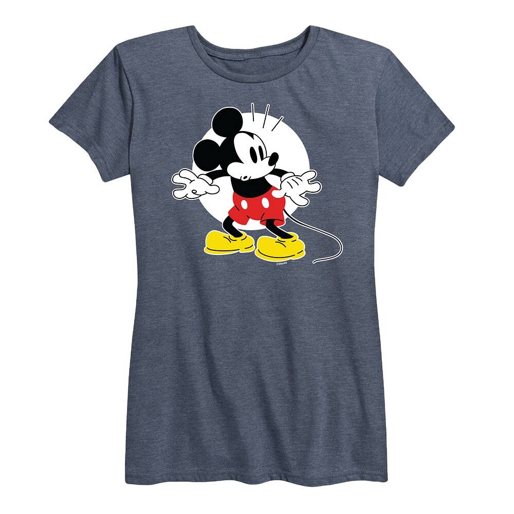 

Женская футболка с рисунком Микки Мауса Disney's Surprise, цвет Heather Blue