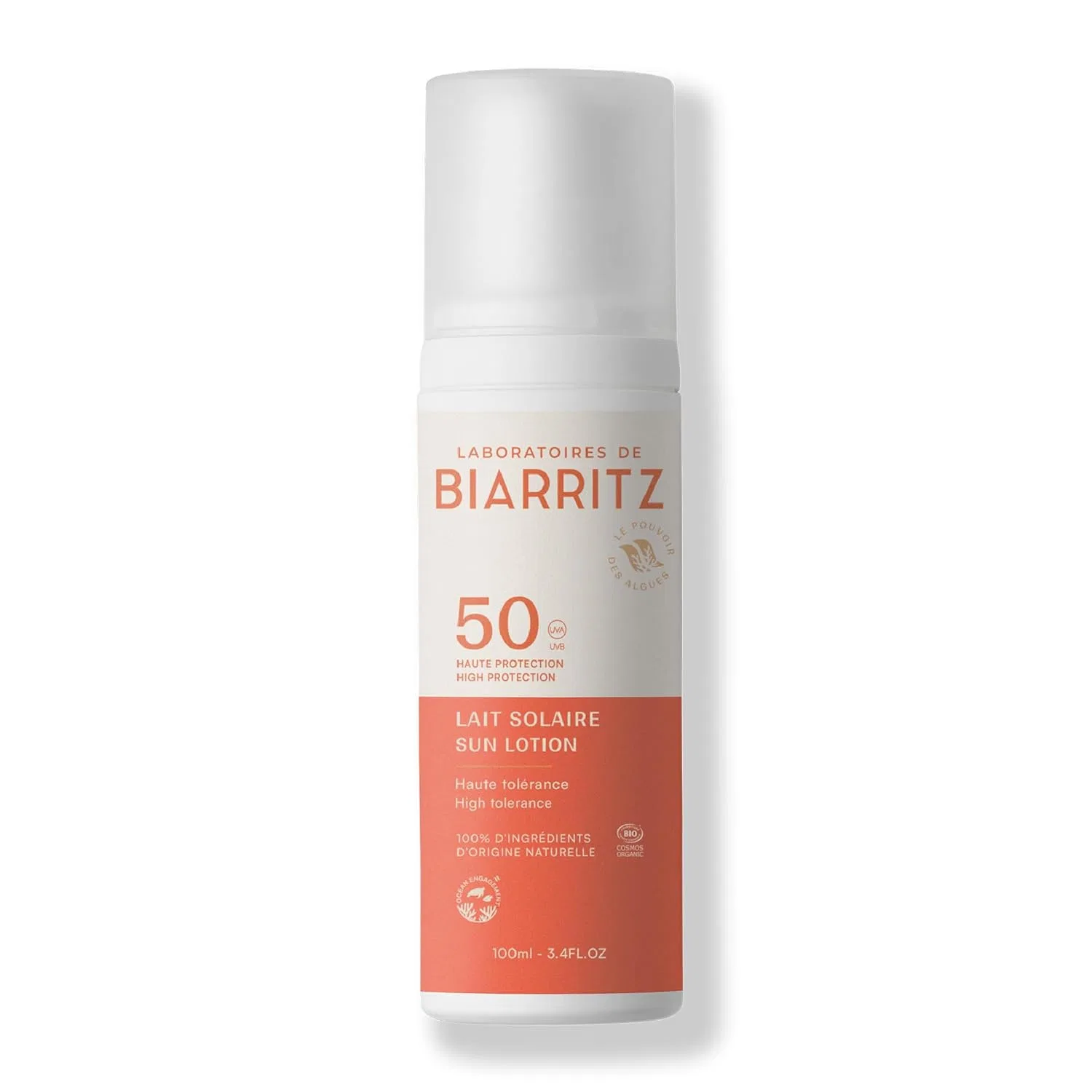 Органический солнцезащитный лосьон SPF50 «Sun Lotion» от Laboratoires de Biarritz Laboratoires De Biarritz