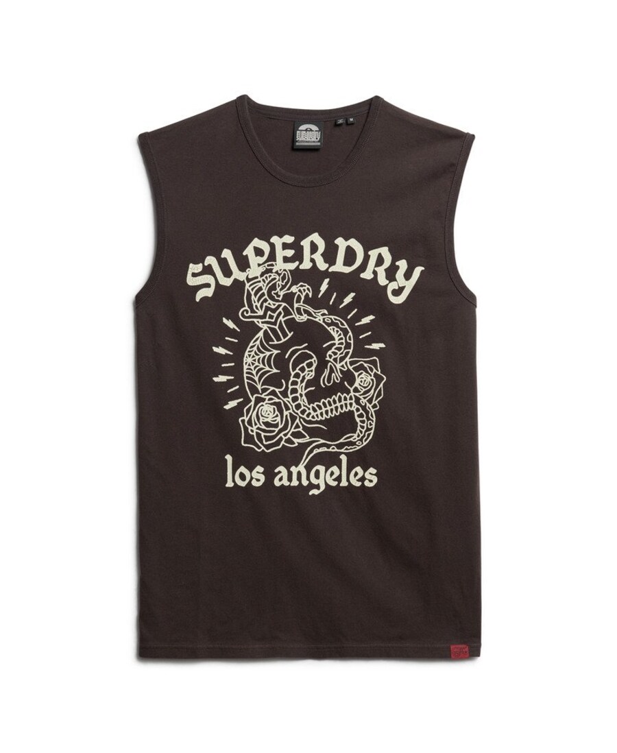 

Майка Superdry Shirt, темно-коричневый