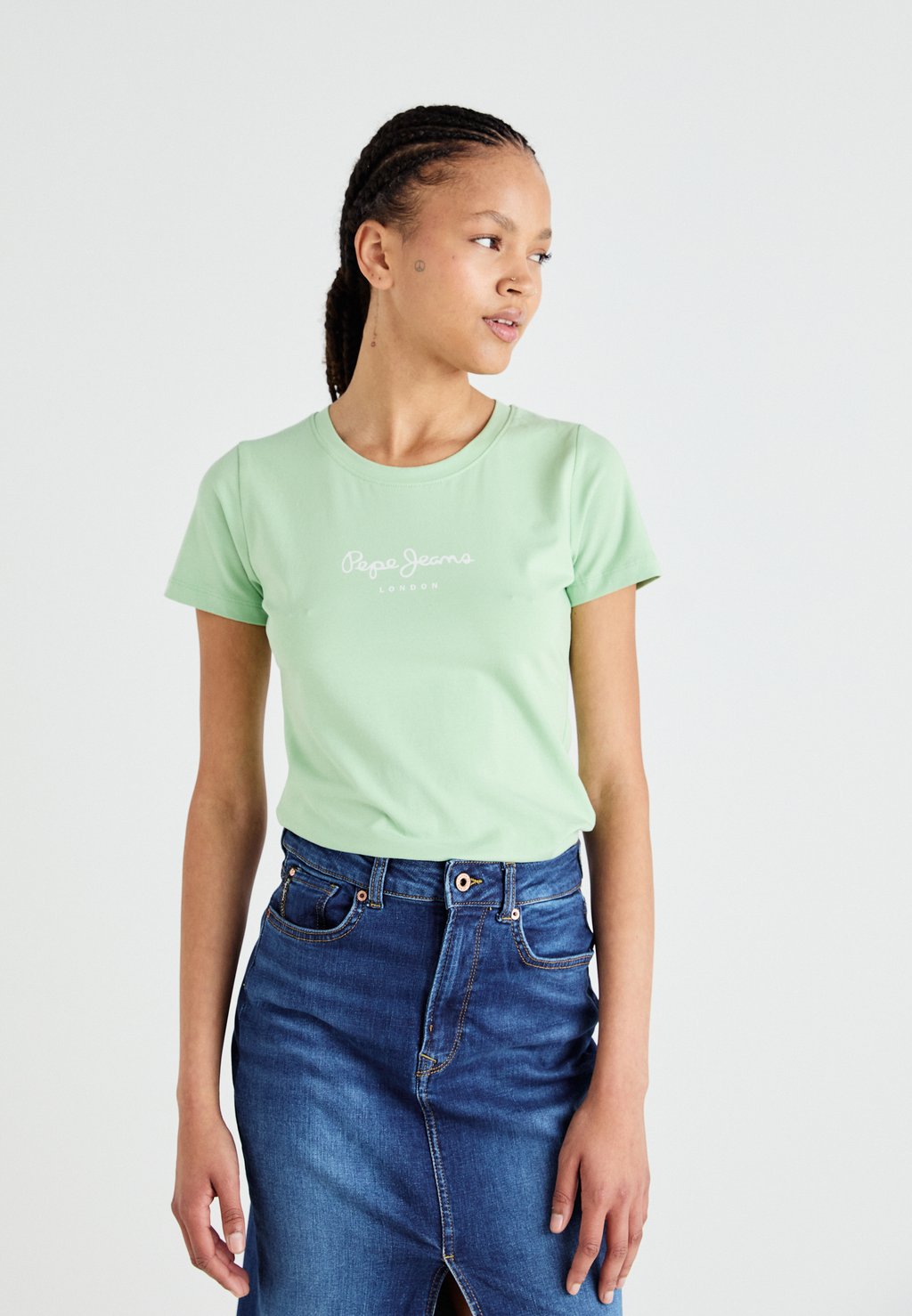 

Футболка с принтом VIRGINIA Pepe Jeans, светло-зеленый