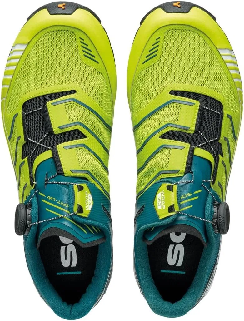Мужские кроссовки Scarpa Ribelle Run Kalibra HT для бега по пересеченной местности, 2-Lime Green Deep Lagoon — фото 4