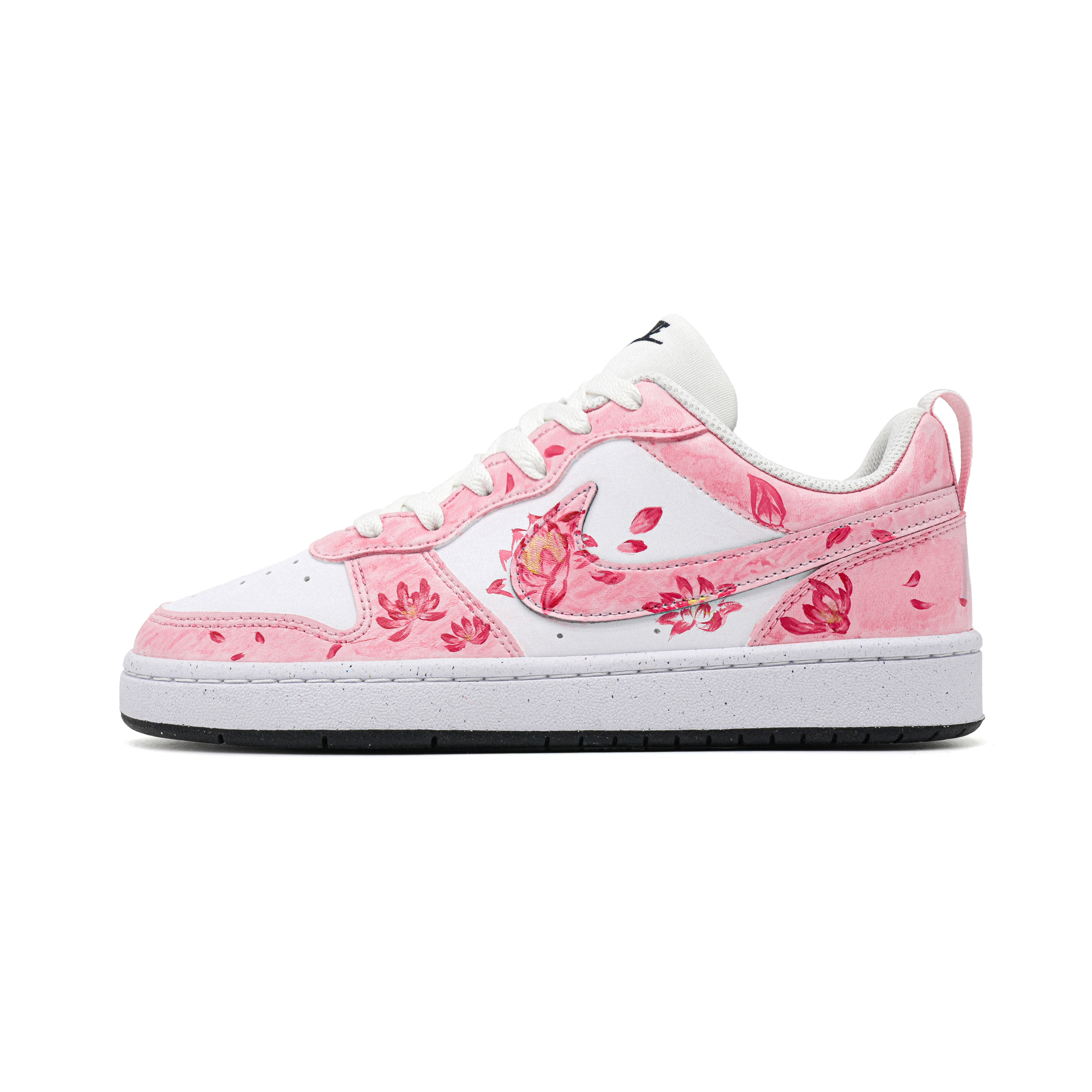 

Детские кроссовки для скейтбординга Court Borough Cherry Blossom Mango с амортизацией, низкие, унисекс Nike, розовый