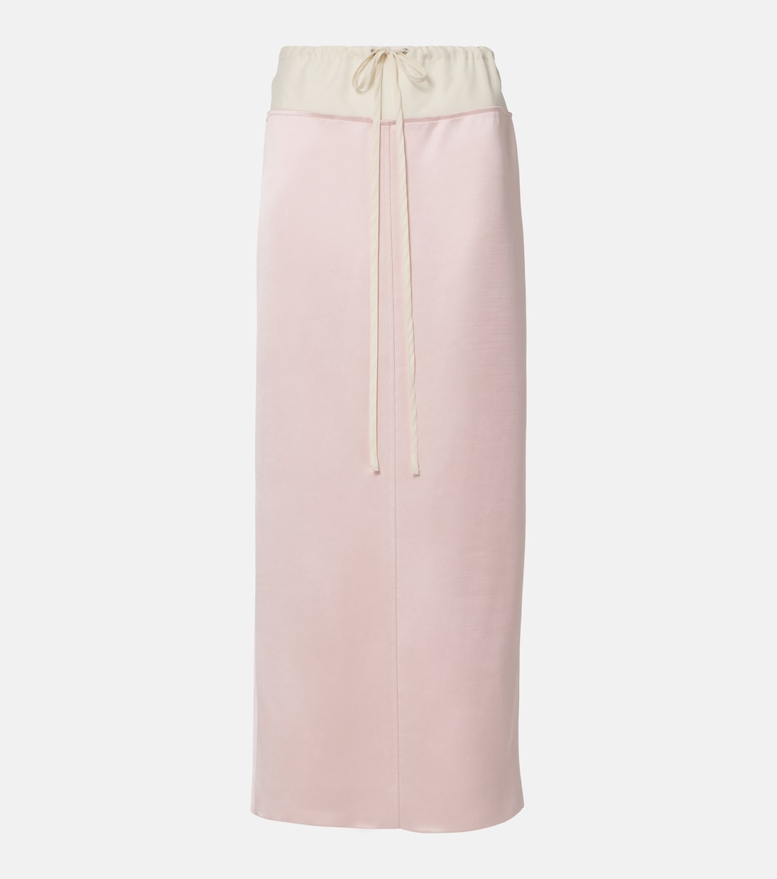 

Юбка макси из атласа Chet Khaite, Soft Pink