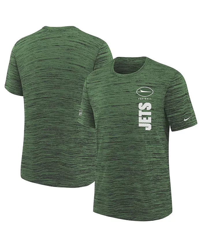 

Футболка New York Jets Sideline Velocity Performance для подростков, зеленая Nike