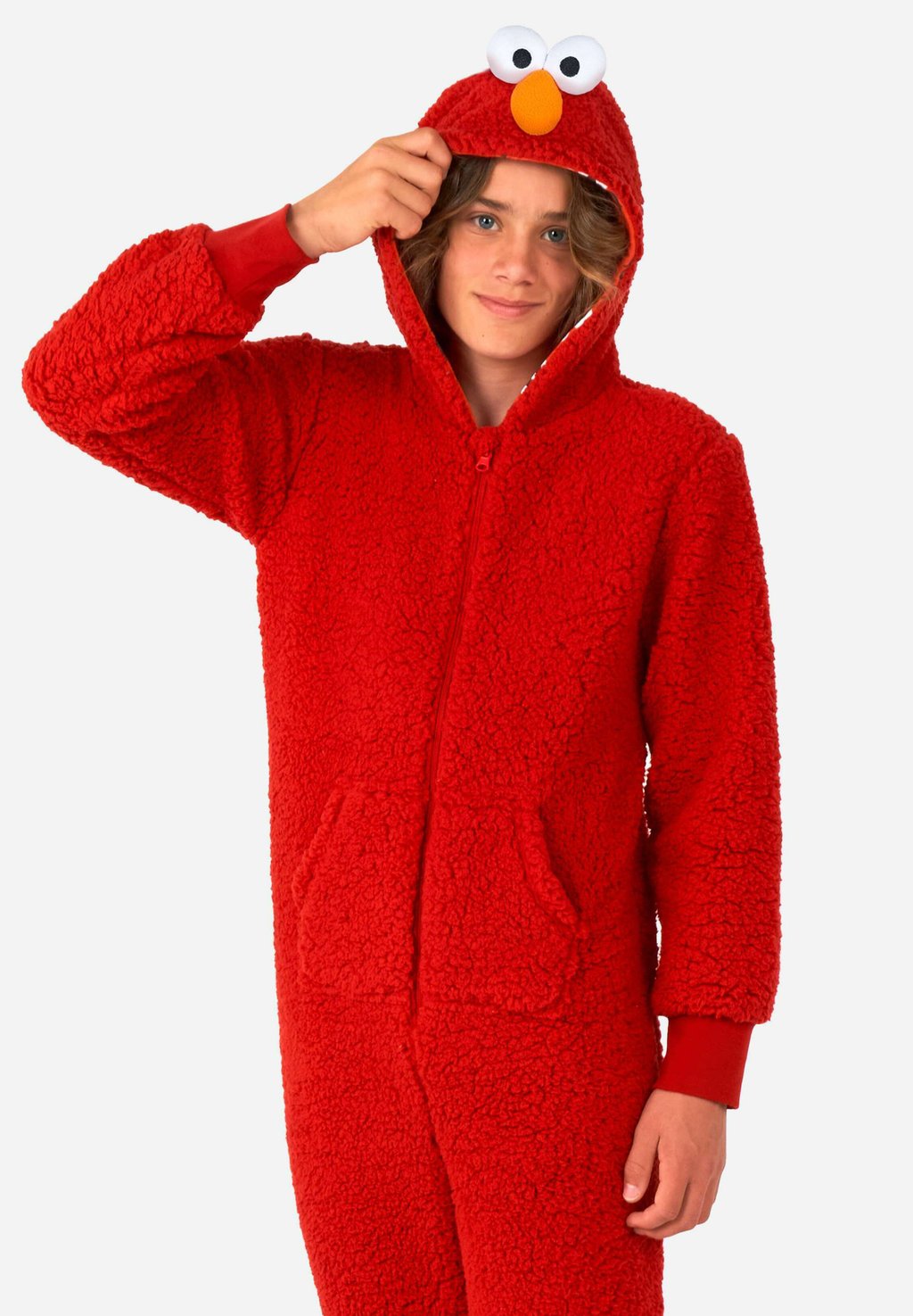 Комбинезон BOYS COOKIE MONSTER SESAMESTREET ONESIE OppoSuits, красный — фото 2