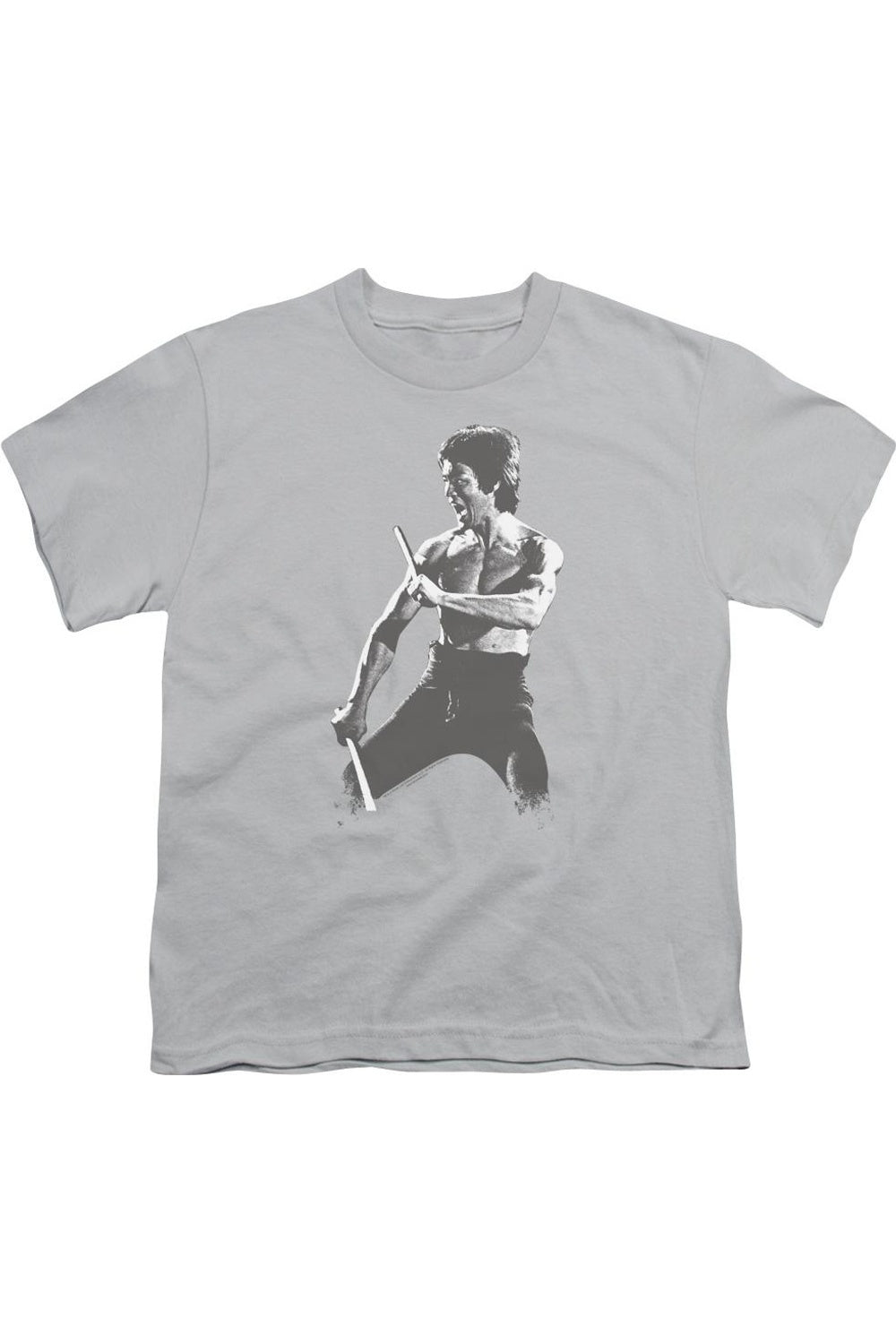 

Футболка с иероглифами Bruce Lee для детей Gildan, серебряный