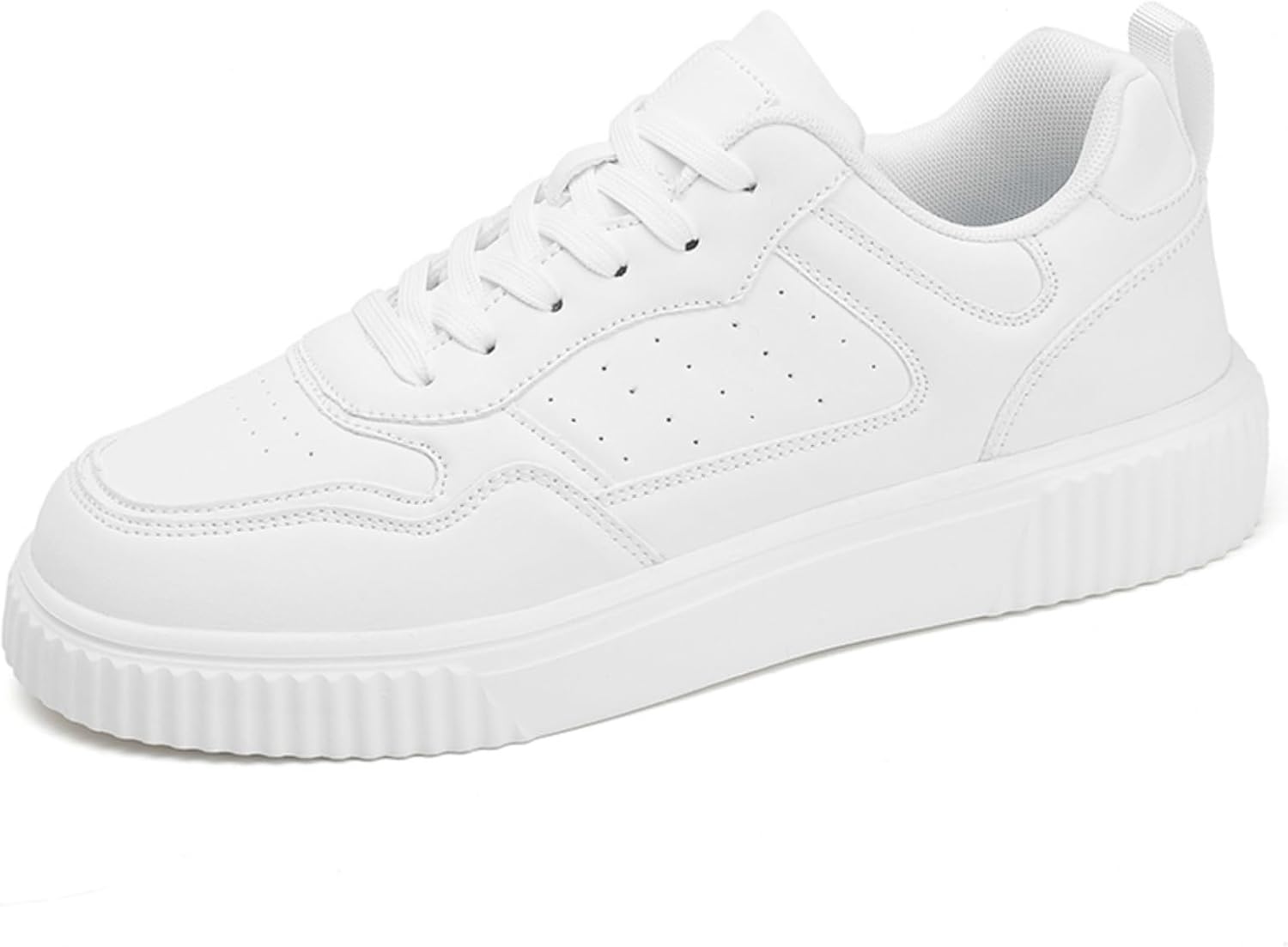 

Мужские модные кроссовки - повседневные шнурованные туфли, стильный черно-белый дизайн, идеально подходят для ежедневной носки, прогулок и отдыха Aokisx